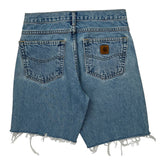 Carhartt Denim Shorts - 31W 10L Blue Cotton