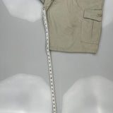 Wrangler Cargo Shorts - 38W 10L Beige Cotton