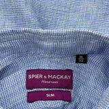 Spier & Mackay Slim Shirt - Large Blue Linen