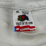 Fruit Of The Loom Christmas T-Shirt - XL White Cotton