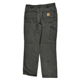 Carhartt Carpenter Trousers - 32W 32L Grey Cotton Blend
