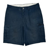 Dickies Cargo Shorts - 36W 11L Navy Cotton