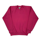 Made In USA Lee Blank Sweatshirt - Medium Pink Cotton