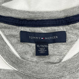 Tommy Hilfiger Striped T-Shirt - XL Grey Cotton