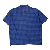 Ecko Unltd Checked Short Sleeve Shirt - 2XL Blue Cotton