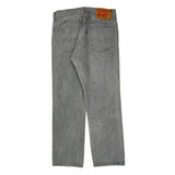 501 Levis Jeans - 36W 32L Gray Cotton