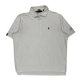 Ralph Lauren Polo Shirt - XL White Cotton