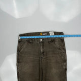Carhartt Carpenter Trousers - 34W 31L Brown Cotton