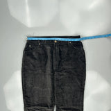 Lee Cord Trousers - 34″ Waist Black Cotton Blend