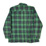 Dickies Checked Flannel Shirt - XL Green Cotton