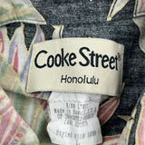 Cooke Street Floral Hawaiian Shirt - Large Multicoloured Cotton