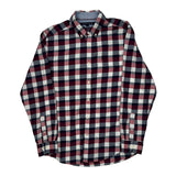 Tommy Hilfiger Checked Shirt - Medium Blue Cotton