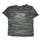 Smoky Mountain Harley Davidson Graphic T-Shirt - 2XL Gray Cotton