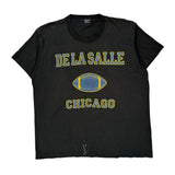 De La Salle Chicago Screen Stars Single Stitch T-Shirt - XL Black Cotton Blend
