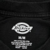 Dickies T-Shirt - Medium Black Cotton