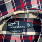 Polo By Ralph Lauren Checked Flannel Shirt - Large Multicoloured Cotton
