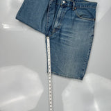 Levis Denim Shorts - 36W 10L Blue Cotton