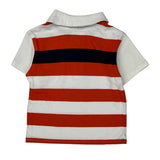 Age 18 Months Tommy Hilfiger Striped Polo Shirt - 3XS Red Cotton