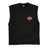 Oakland Harley Davidson Graphic Tank Top - Small Black Cotton