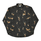 River Lodge Columbia Shirt - XL Black Cotton