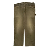 Dickies Carpenter Pants - 36W 34L Brown Cotton