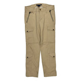 Ralph Lauren Sport Cargo Trousers - 30W UK 10 Beige Cotton