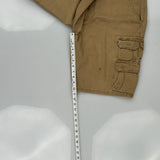 Wrangler Cargo Shorts - 35W 10L Brown Cotton