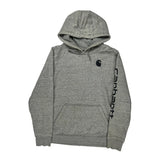 Age 16-18 Carhartt Hoodie - XL Grey Cotton Blend