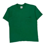 Made In USA Blank Gap T-Shirt - Medium Green Cotton