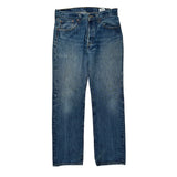 501 Levis Jeans - 32W 32L Blue Cotton