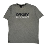 Oakley T-Shirt - 2XL Gray Cotton
