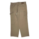 Illegal Cargo Trousers - 38W 31L Beige Cotton