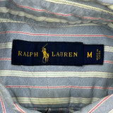Ralph Lauren Striped Shirt - Medium Blue Cotton