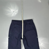 Oobe Cargo Trousers - 32W 30L Navy Cotton