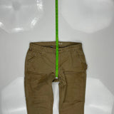 Carhartt Double Knee Carpenter Pants - 32W US 8 Khaki Cotton
