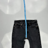 501 Levis Jeans - 32W 28L Black Cotton