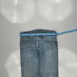 501 Levis Jeans - 33W 34L Light Wash Cotton