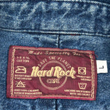 Hard Rock Cafe Denim Shirt - Large Blue Cotton