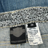 Harley Davidson Jeans - 29W UK 12 Blue Cotton