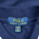 Age 10-12 Number 3 Patch Polo By Ralph Lauren Polo Shirt - Medium Blue Cotton