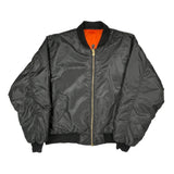 Ma-1 Rothco Bomber Jacket - 3XL Black Nylon