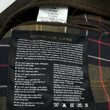 Barbour Wax Jacket - Medium Green Cotton