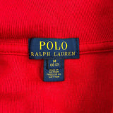Age 10-12 Polo By Ralph Lauren 1/4 Zip - Medium Red Cotton