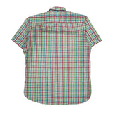 Tommy Hilfiger Checked Short Sleeve Shirt - Large Multicoloured Cotton