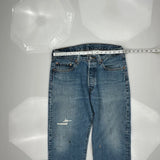 Levis Jeans - 32W 36L Blue Cotton