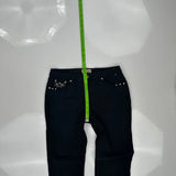 Earl Jean Studded Jeans - 28W UK 8 Black Cotton