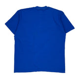 Blank Bvd Single Stitch T-Shirt - XL Blue Cotton