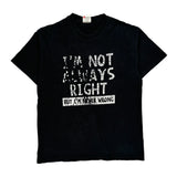 Chase Authentics T-Shirt - Large Black Cotton