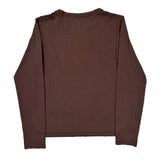 Patagonia Long Sleeve T-Shirt - Medium Brown Cotton