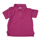 Age 12 Months Ralph Lauren Polo Shirt - 3XS Pink Cotton